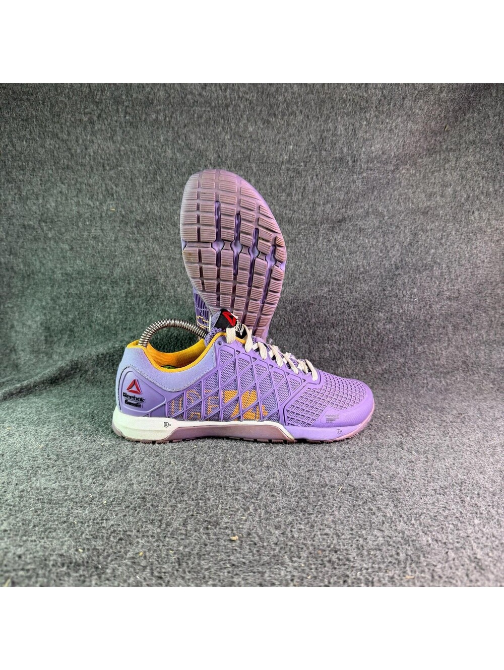 Reebok CrossFit Nano 4.0 Purple Yellow Womens Size 7 Training Shoes M47672